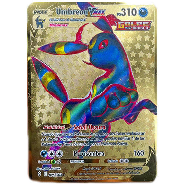 Pokemon Metal Golden Vmax Cards - Karout Online -Karout Online Shopping In lebanon - Karout Express Delivery