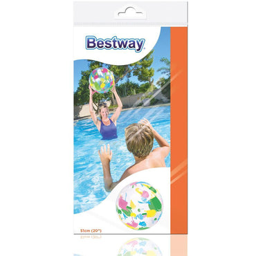 Bestway Inflatable Designer Beach Ball 51cm.