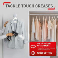 Tefal Access Steam+ Handheld Garment/Clothes Steamer Black and Silver/ DT8150E0 - Karout Online -Karout Online Shopping In lebanon - Karout Express Delivery