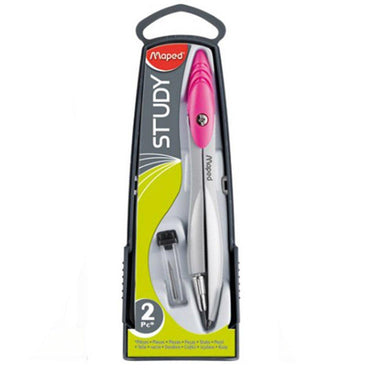 Maped 119450 Drawing Compass Item With Leads Pink Stationery