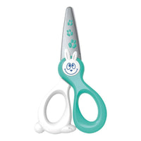 Maped 137702 Kidicut Scissors Round Tips Fiberglass Blades.