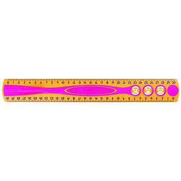 MAPED Kidy Grip 30 CM Straight Plastic Ruler - Karout Online -Karout Online Shopping In lebanon - Karout Express Delivery