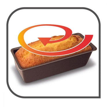 Tefal Easy Grip Gold Loaf Pan 12 x 25 cm / J1625345 - Karout Online -Karout Online Shopping In lebanon - Karout Express Delivery