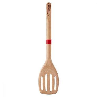 Tefal Ingenio Wood Slotted Spatula / K2303314 - Karout Online -Karout Online Shopping In lebanon - Karout Express Delivery