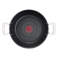 Tefal Unlimited Shallow Pan 26 cm With Glass Lid / G2557102 - Karout Online -Karout Online Shopping In lebanon - Karout Express Delivery