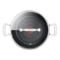 Tefal Unlimited Shallow Pan 26 cm With Glass Lid / G2557102 - Karout Online -Karout Online Shopping In lebanon - Karout Express Delivery