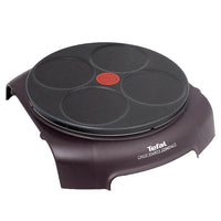Tefal Crepe And PanCake Party Compact 4 Plates Black 900 w / PY303633 - Karout Online -Karout Online Shopping In lebanon - Karout Express Delivery
