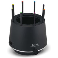 Tefal Inox & Design Fondue Pot 800W Black / EF265812 - Karout Online -Karout Online Shopping In lebanon - Karout Express Delivery