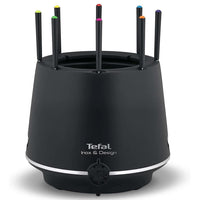 Tefal Inox & Design Fondue Pot 800W Black / EF265812 - Karout Online -Karout Online Shopping In lebanon - Karout Express Delivery
