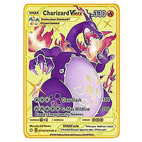 Pokemon Metal Golden Vmax Cards - Karout Online -Karout Online Shopping In lebanon - Karout Express Delivery