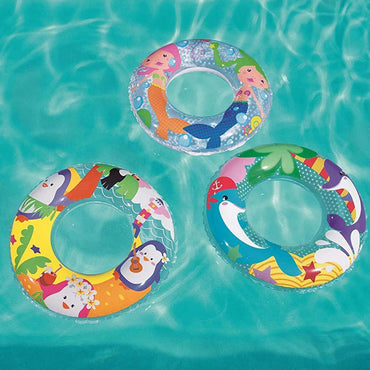 Bestway Sea Creature Swim Ring, Multi-Colour, 51 cm.
