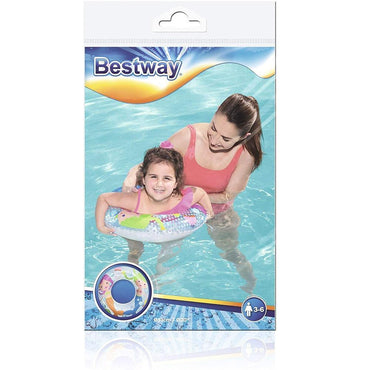 Bestway Sea Creature Swim Ring, Multi-Colour, 51 cm.