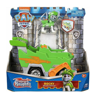 Paw Patrol Rescue Knights Deluxe Vehicle Rocky - Karout Online -Karout Online Shopping In lebanon - Karout Express Delivery