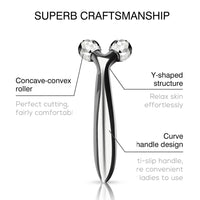 **NET**3D Roller Massager Face Body Y-Shape Massage Relaxation Tool