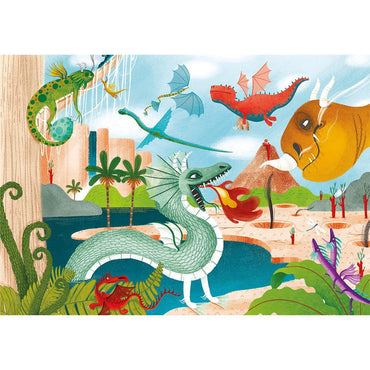 Clementoni Dragons Super Color Puzzle - Karout Online -Karout Online Shopping In lebanon - Karout Express Delivery