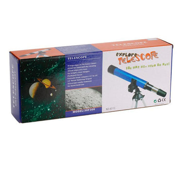 Hot Science Telescope Toy 30mm Objective Lens Travel Refractor Telescope High Quality Science Toys for Kids.