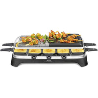 Tefal Raclette Pierrade 3 in 1 Black Stainless Steel 1350W 10 People / RE45A812