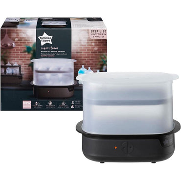 Tommee Tippee Closer To Nature Electric Steam Steriliser Black - Karout Online -Karout Online Shopping In lebanon - Karout Express Delivery