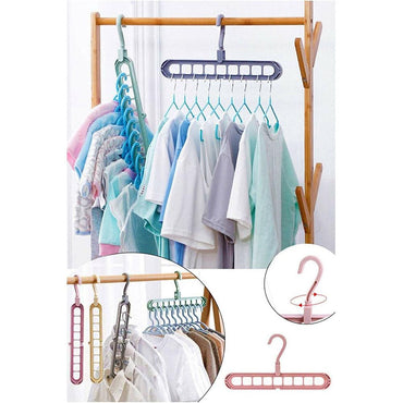 Isra Multifunctional Magic Sliding Hanger 9 Hole - Karout Online -Karout Online Shopping In lebanon - Karout Express Delivery
