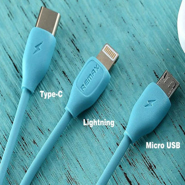 Remax Data Cable 3 in 1 Type c & Android & IOS / RC-050TH - Karout Online -Karout Online Shopping In lebanon - Karout Express Delivery