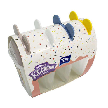 Titiz Plastik Snowy Ice Cream Box - Karout Online -Karout Online Shopping In lebanon - Karout Express Delivery