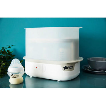 Tommee Tippee Closer To Nature Electric Steam Steriliser White - Karout Online -Karout Online Shopping In lebanon - Karout Express Delivery