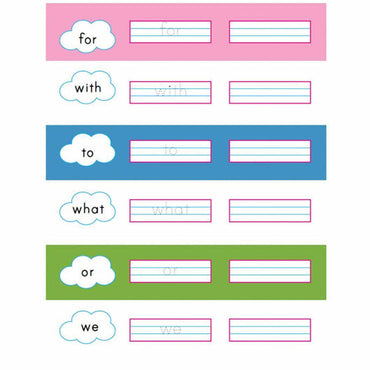 Pegasus Wipe And Clean Workbook Sight Words