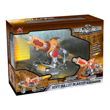 HAND PULL ALLOY ANTIAIRCRAFT TRANSFORM SOFT SHOOTING GUN.