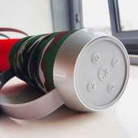 J5 Portable Wireless Speaker with Handle and Flashlight.