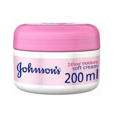 Johnson's 24-hour Moisture Soft Cream 200ml - Karout Online -Karout Online Shopping In lebanon - Karout Express Delivery