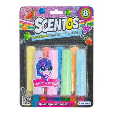 Scentos  Sparkle Chalk 8 Pcs - Karout Online -Karout Online Shopping In lebanon - Karout Express Delivery