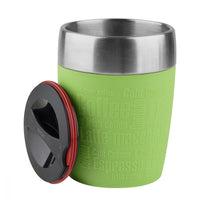 Tefal Stainless Steel Travel Cup 200 mL Lime / K3080314 - Karout Online -Karout Online Shopping In lebanon - Karout Express Delivery