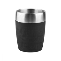 Tefal Stainless Steel Travel Cup 200 mL Black / K3081314 - Karout Online -Karout Online Shopping In lebanon - Karout Express Delivery
