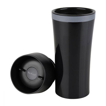 Tefal Plastic Travel Mug Fun 360 ml  Black / K3071114 - Karout Online -Karout Online Shopping In lebanon - Karout Express Delivery