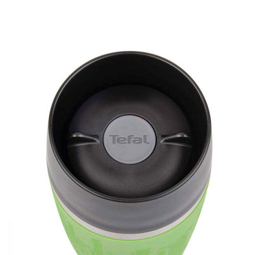 Tefal Stainless Steel Travel Mug 360 ml Lime / K3083114 - Karout Online -Karout Online Shopping In lebanon - Karout Express Delivery