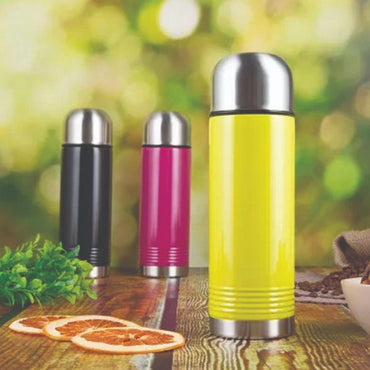 Tefal Senator Vacuum Flask Stainless Steel Lemon 700 ml / K3065314 - Karout Online -Karout Online Shopping In lebanon - Karout Express Delivery