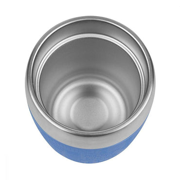 Tefal Stainless Steel Travel Cup 200 mL Blue / K3083314 - Karout Online -Karout Online Shopping In lebanon - Karout Express Delivery