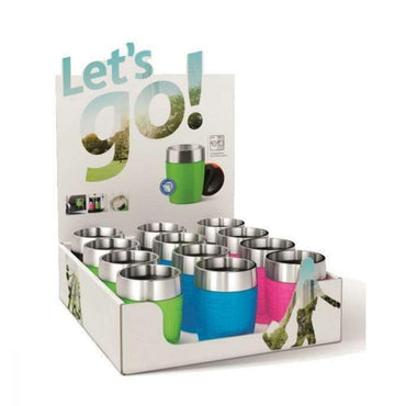 Tefal Stainless Steel Travel Cup 200 mL Set of 12 pieces / K3089314 - Karout Online -Karout Online Shopping In lebanon - Karout Express Delivery