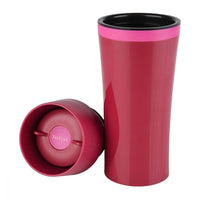 Tefal Plastic Travel Mug Fun 360 ml Raspberry / K3072114 - Karout Online -Karout Online Shopping In lebanon - Karout Express Delivery