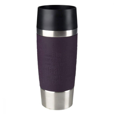 Tefal Stainless Steel Travel Mug 360 ml Blueberry / K3085114 - Karout Online -Karout Online Shopping In lebanon - Karout Express Delivery