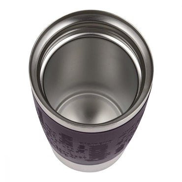 Tefal Stainless Steel Travel Mug 360 ml Blueberry / K3085114 - Karout Online -Karout Online Shopping In lebanon - Karout Express Delivery