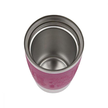 Tefal Stainless Steel Travel Mug 360 ml Raspberry / K3087114 - Karout Online -Karout Online Shopping In lebanon - Karout Express Delivery