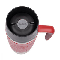 Tefal Plastic Travel Mug Handle 360ml Red / K3074114 - Karout Online -Karout Online Shopping In lebanon - Karout Express Delivery
