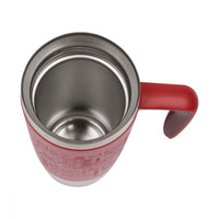 Tefal Plastic Travel Mug Handle 360ml Red / K3074114 - Karout Online -Karout Online Shopping In lebanon - Karout Express Delivery