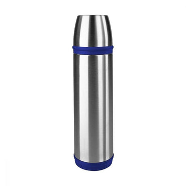Tefal Captain Vacuum Flask Stainless Steel 1 Lt / K3064514 - Karout Online -Karout Online Shopping In lebanon - Karout Express Delivery