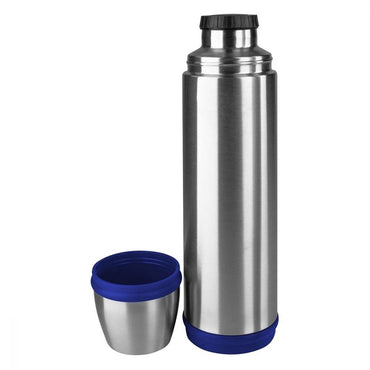 Tefal Captain Vacuum Flask Stainless Steel 1 Lt / K3064514 - Karout Online -Karout Online Shopping In lebanon - Karout Express Delivery