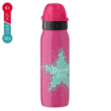 Tefal Iso 2 go Iso Steel Stars Drinking Bottle 500 ml / K3182412 - Karout Online -Karout Online Shopping In lebanon - Karout Express Delivery