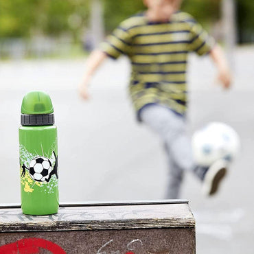 Tefal Drink 2 Go Light Steel Soccer Drinking Bottle 600 ml / K3192212 - Karout Online -Karout Online Shopping In lebanon - Karout Express Delivery