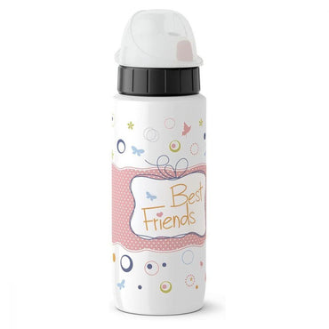 Tefal Drink 2 Go Light Steel Best Friends Drinking Bottle 600 ml  White / K3192312 - Karout Online -Karout Online Shopping In lebanon - Karout Express Delivery