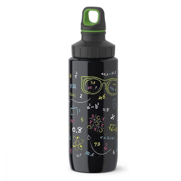 Tefal Drink 2 Go Light Steel Nerd Drinking Bottle Screw Lid 600 ml / K3194112 - Karout Online -Karout Online Shopping In lebanon - Karout Express Delivery